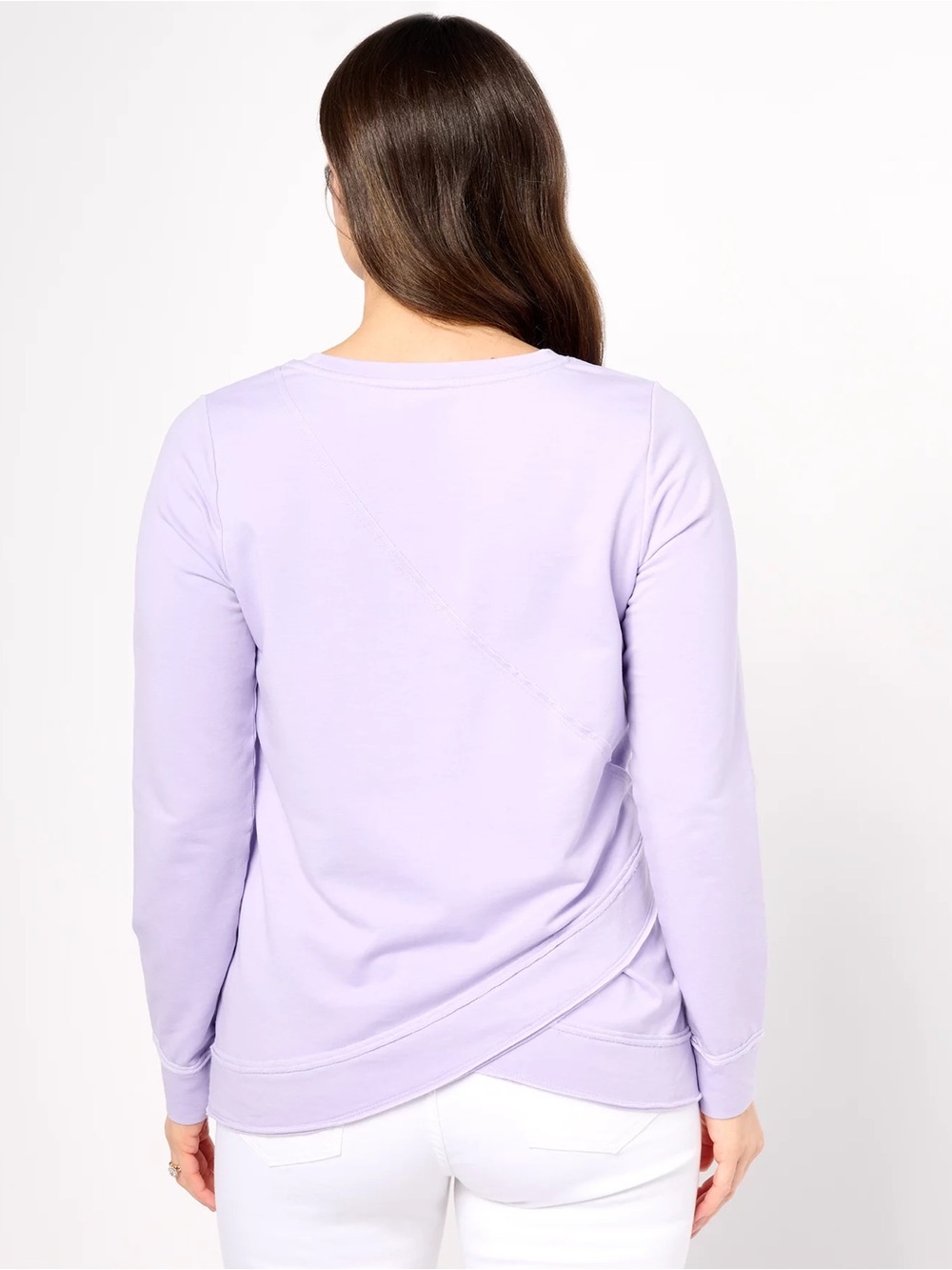 AnyBody Lounge Beach Wash Long Sleeve Top